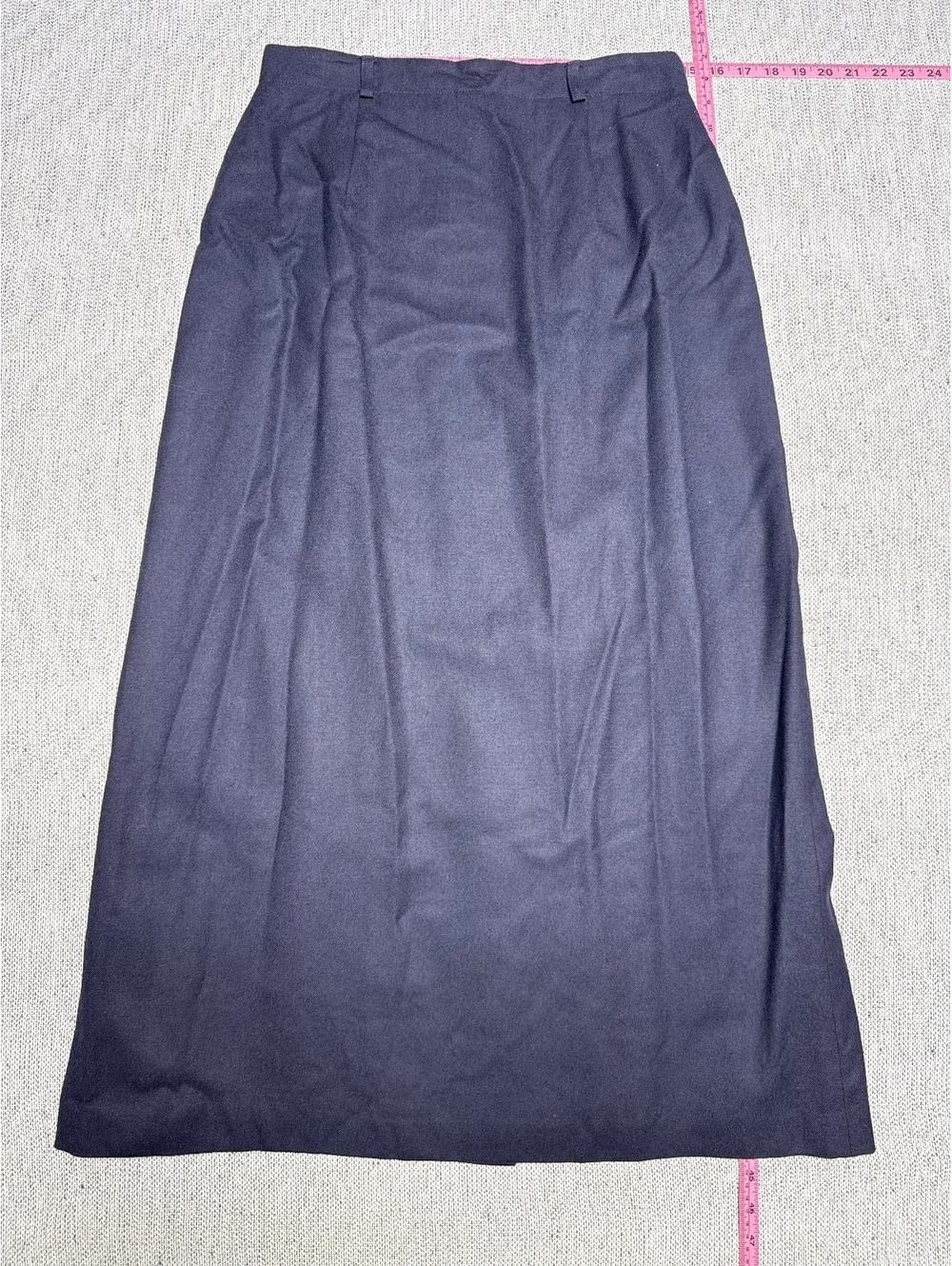 Talbots Women's Navy Wool Long Skirt Size 10